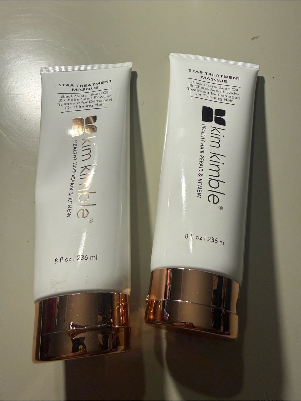 Star Treatment Masque Hair Conditioner - White & Rose Gold